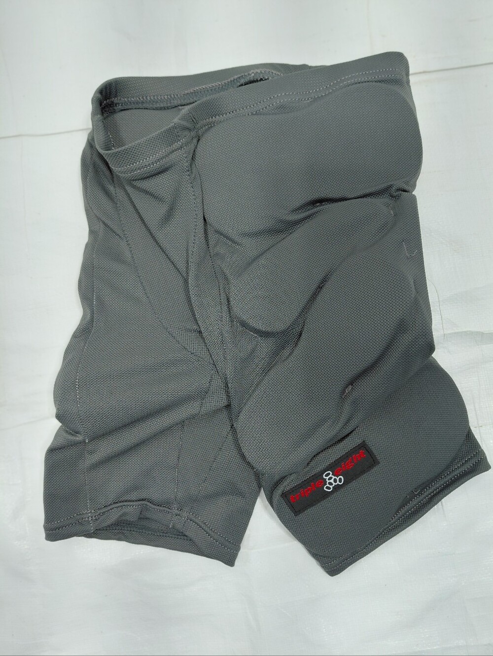 Triple 8 Grey Bumsaver Padded Snowboarding Shorts